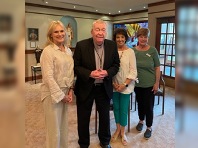 Barbara Spinosa, Deacon Jack Chitwood, Mary Ann Chism, Judy Strickland